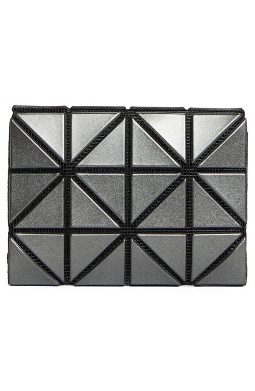Bao Bao Issey Miyake Metallic Card Case In Gunmetal