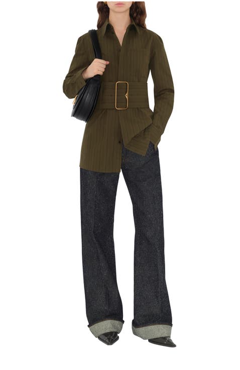 パンツ BURBERRY Woman Pants Blue 8087111 LFBTQ Burberry Outlet: Pants woman - Blue | Burberry pants 8087111