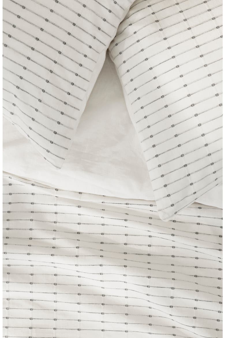 Set of 2 Soft Grid Pillow Shams, Alternate, color, INDIGO
