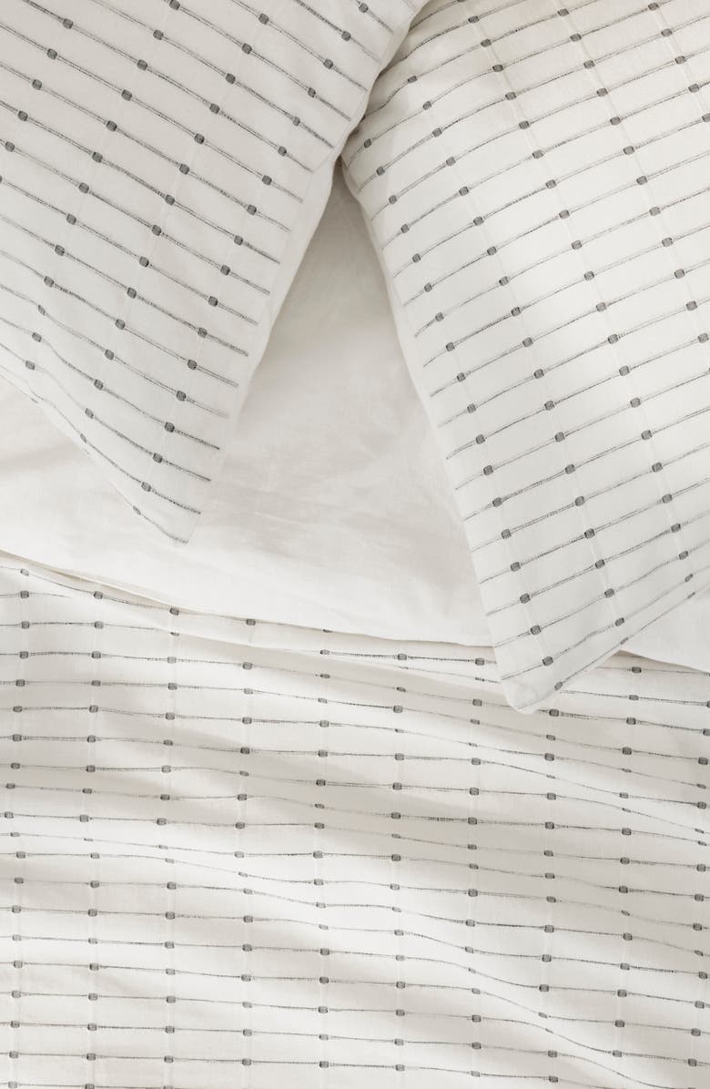 Casper Set of 2 Soft Grid Pillow Shams, Alternate, color,