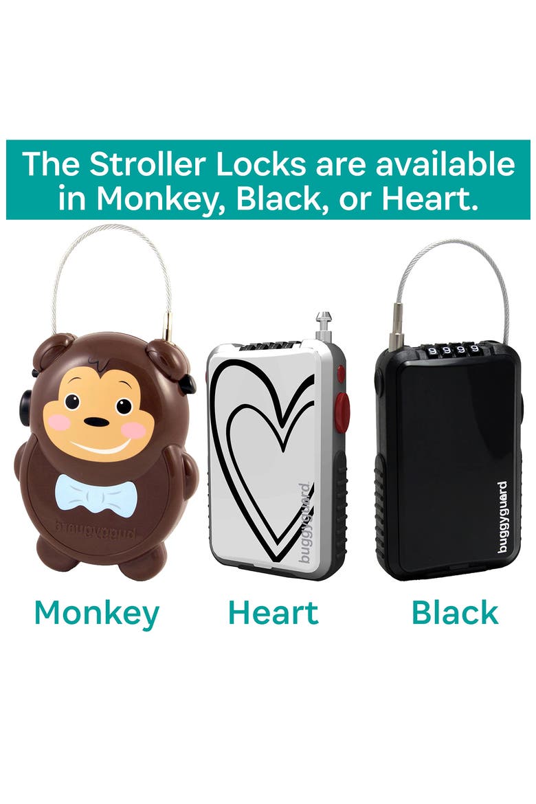 Travel Ready Stroller Lock, Alternate, color, BROWN