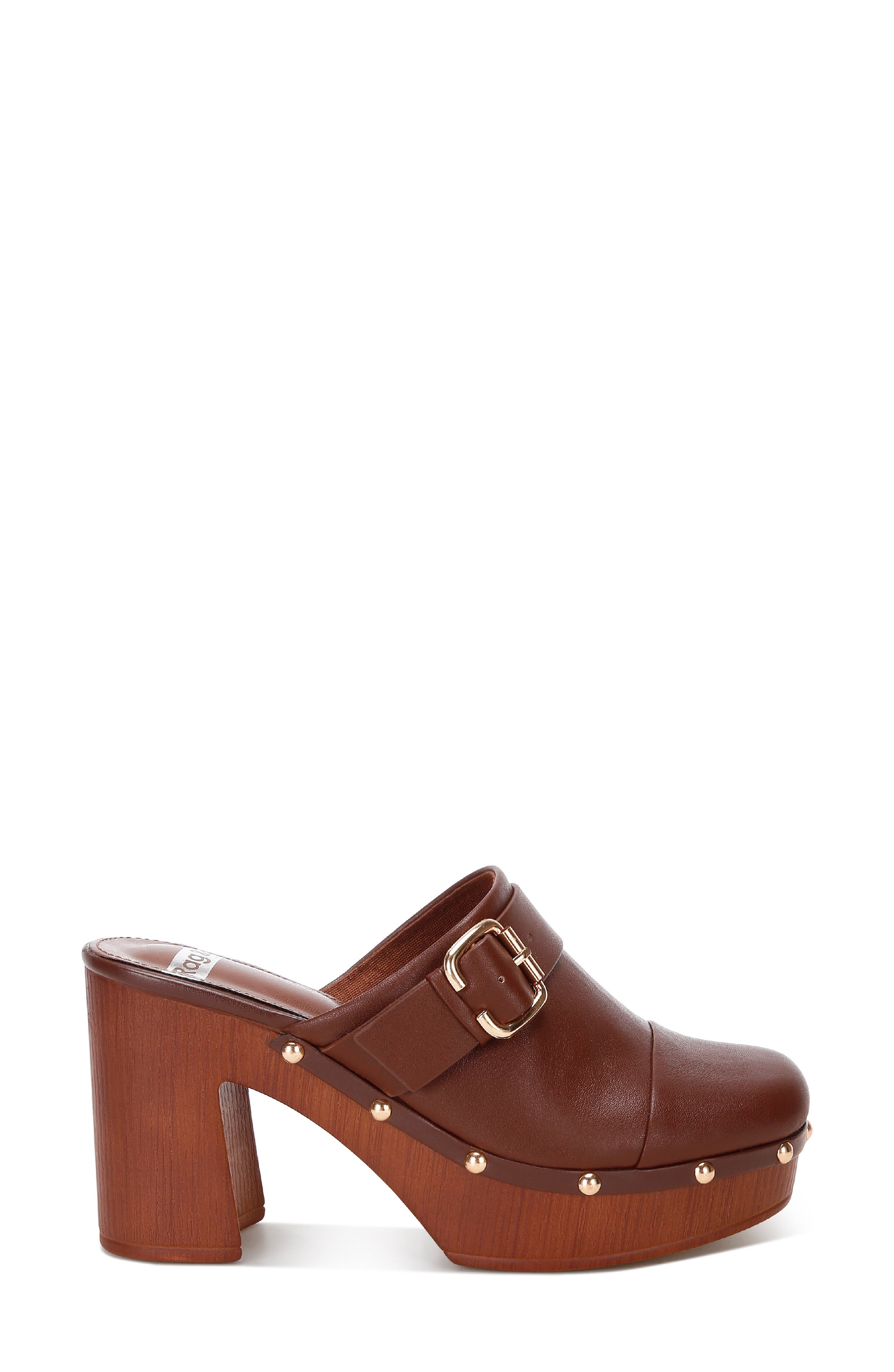 Octave Stud Mule, Alternate, color, BROWN