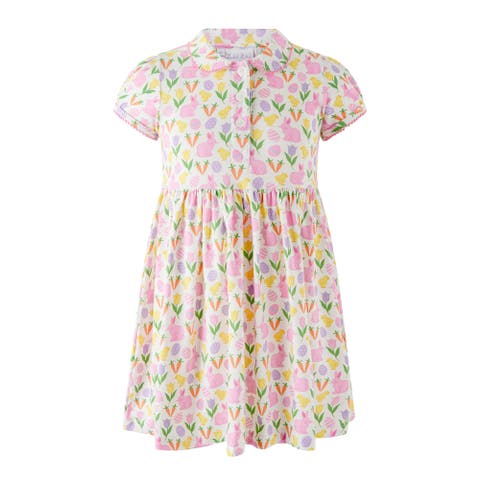 Spring Meadows Jersey Dress (Toddler, Little Kid, Big Kid)