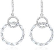 SUZY LEVIAN Cubic Zirconia Drop Earrings