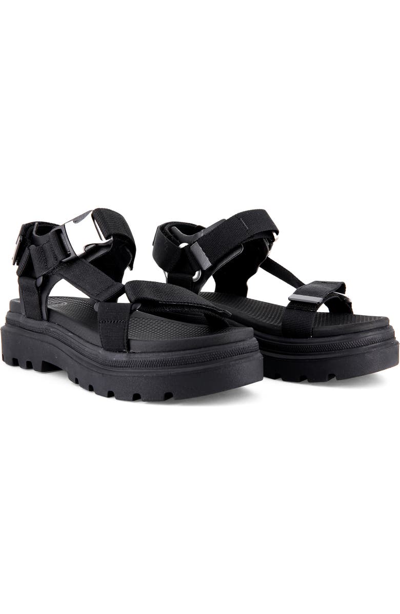 Palladium Pallacruise Platform Sandal, Alternate, color, Black/ Black