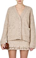 Endless Rose Fuzzy Oversize Cardigan