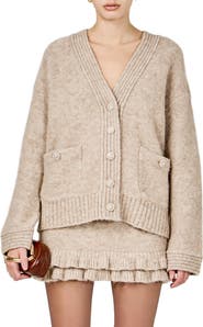 Endless Rose Fuzzy Oversize Cardigan