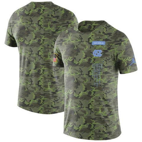 Men's Jordan Brand Camo North Carolina Tar Heels Military T-Shirt