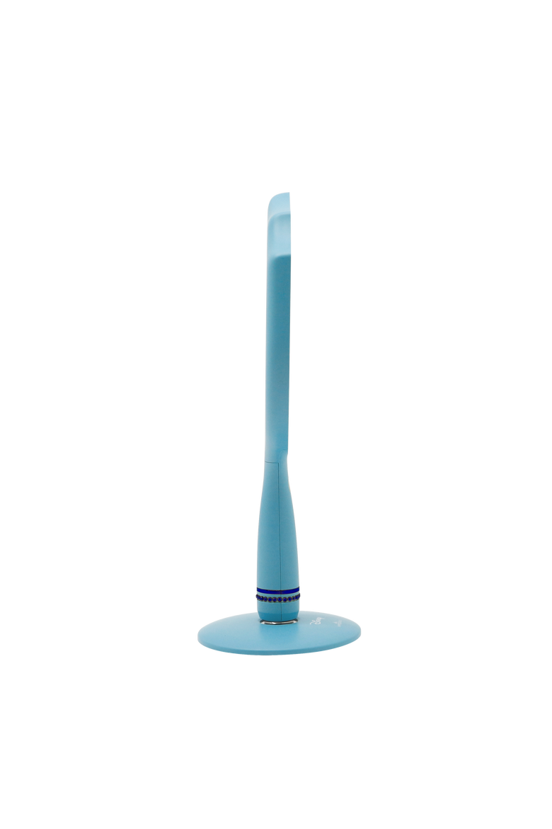 Cinderella LED Handheld Mirror with Magnetic Standing Base, Alternate, color, Blue