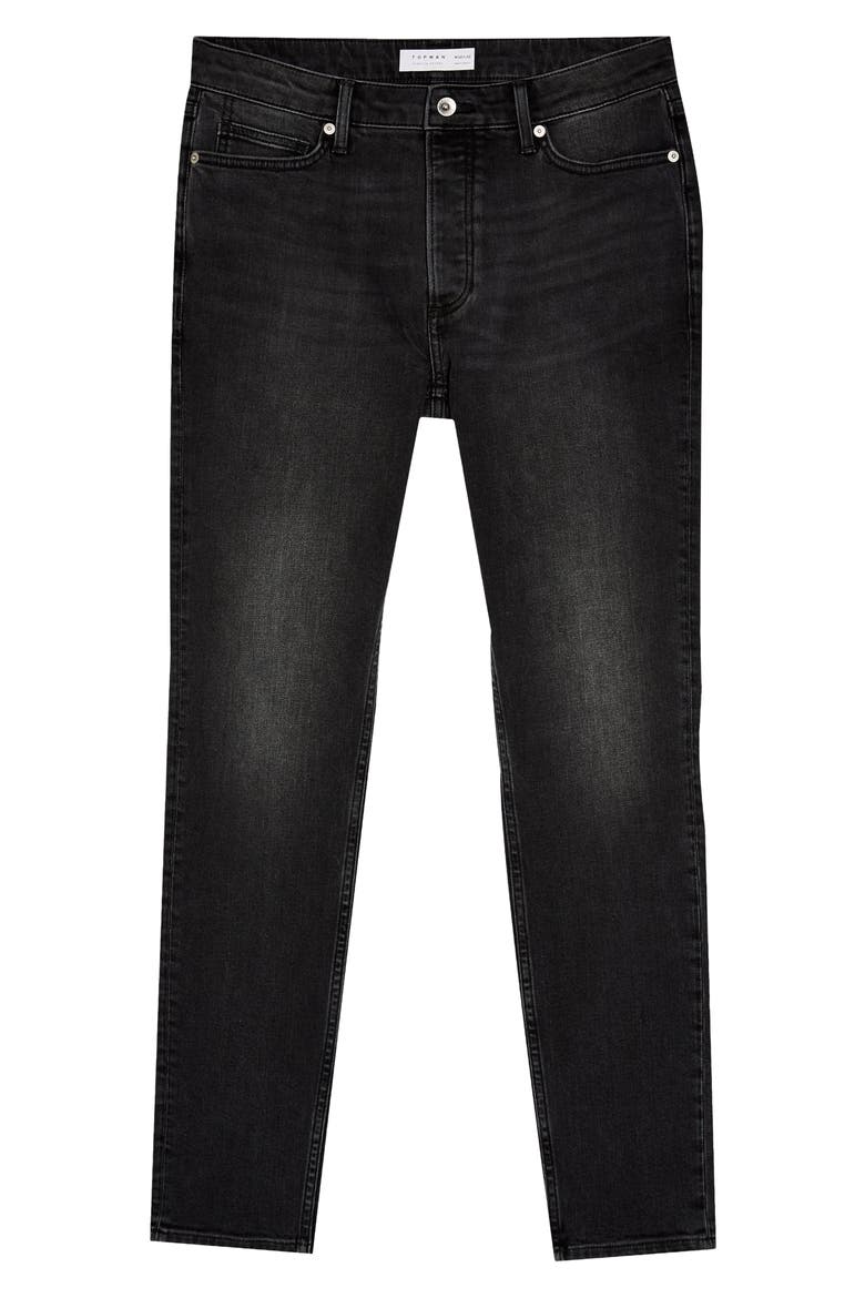 Tyler Stretch Skinny Jeans, Alternate, color, WASHED BLACK