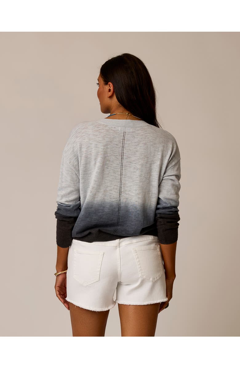 Carve Designs Georgie Sweater, Alternate, color, Black Dip Dye