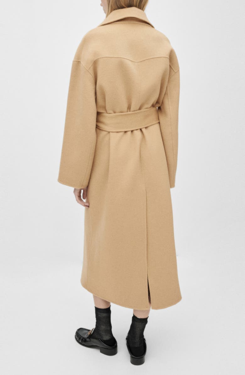 MANGO Wool Blend Coat with Removable Vest Insert, Alternate, color,