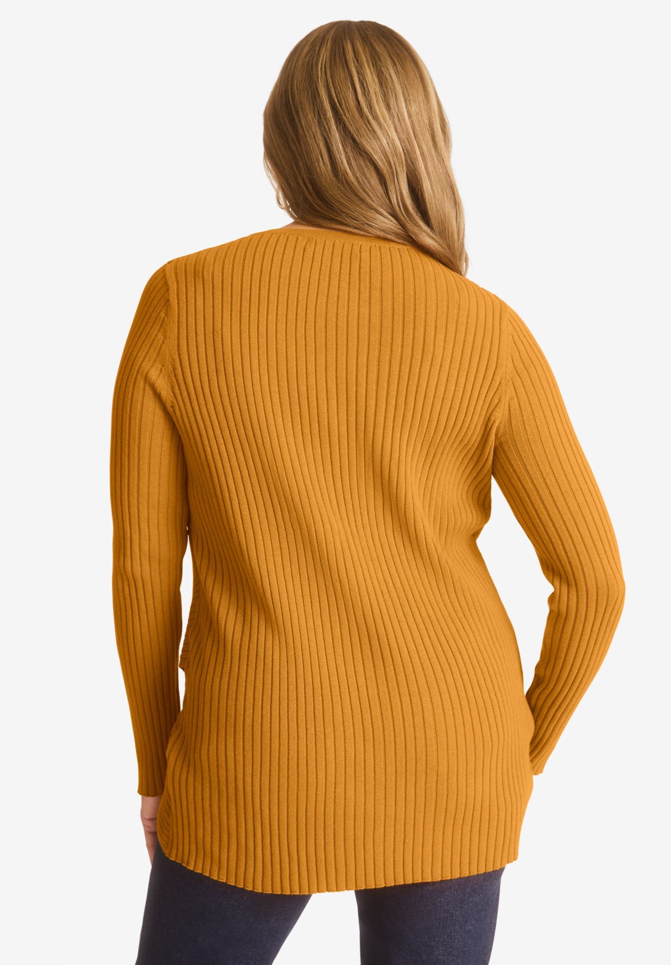 Ribbed Crossover Crewneck - image 4