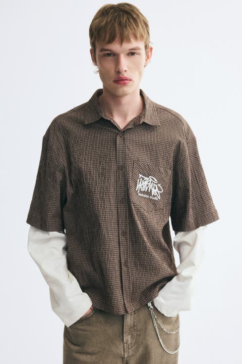 Relaxed-Fit Layered Shirt