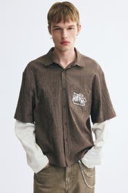 H&M Relaxed-Fit Layered Shirt