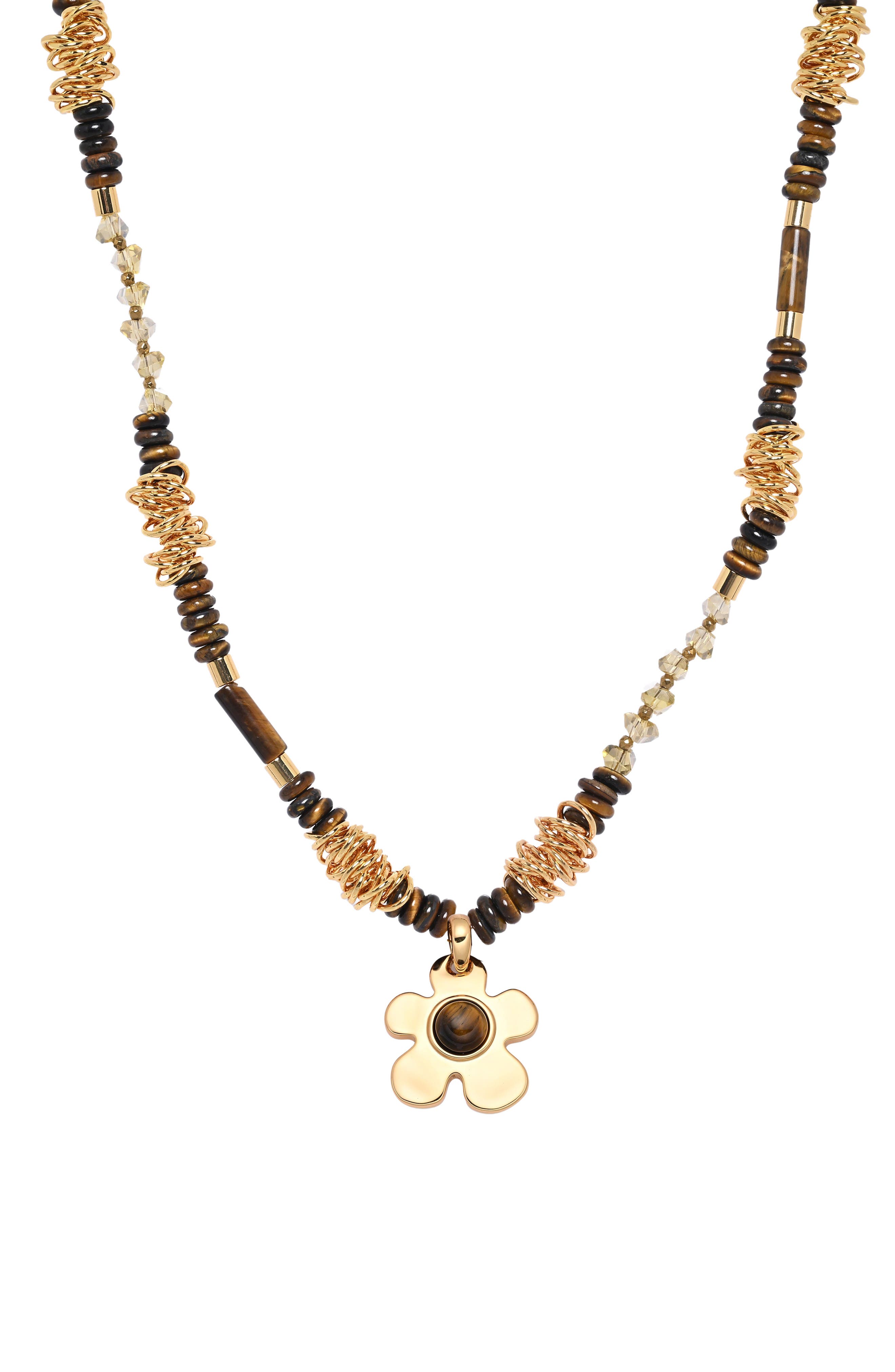 EYE CANDY LOS ANGELES Olivia Flower Pendant Necklace