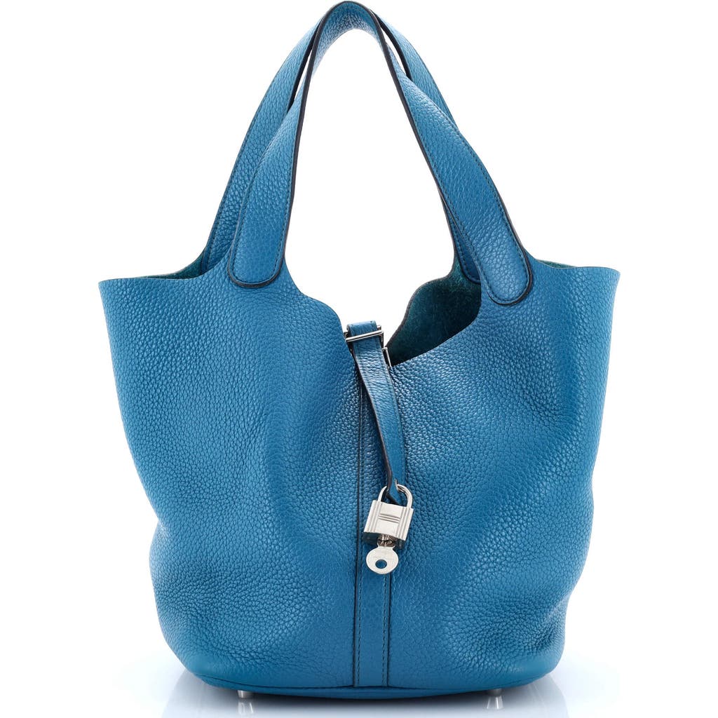 Pre-owned Hermes Hermes Picotin Lock Bag Clemence Mm
