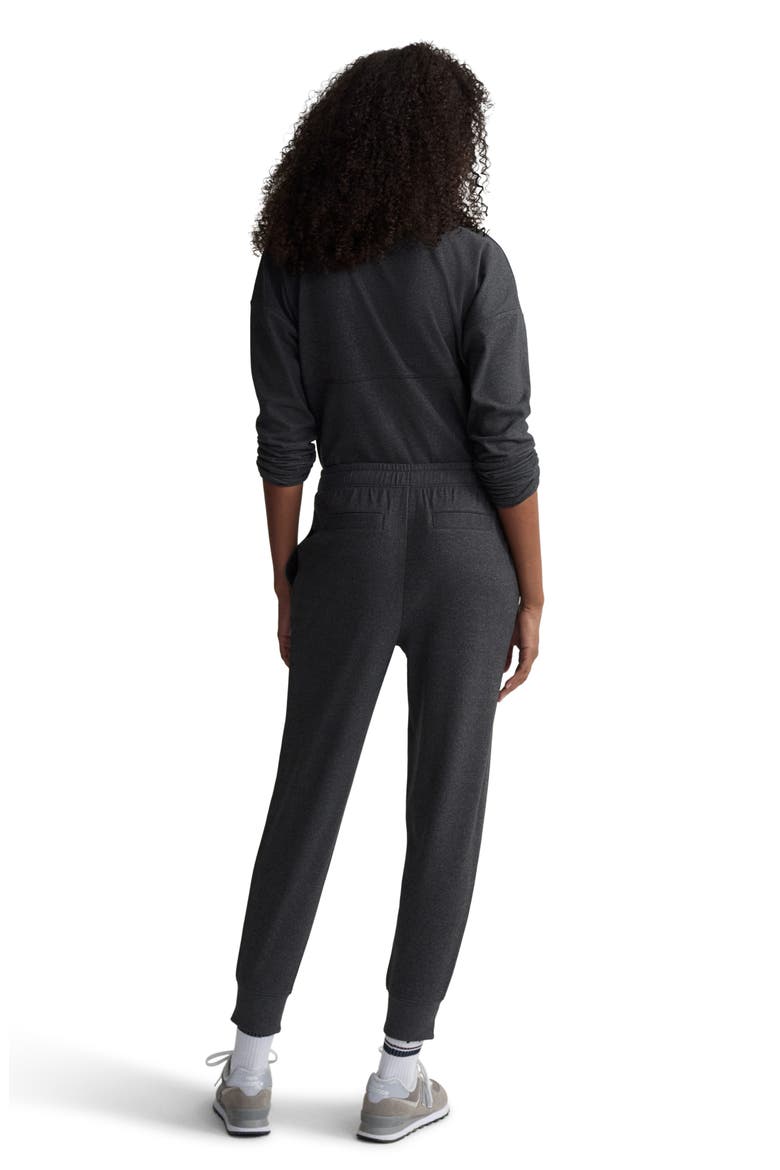 Brushed Slim Joggers, Alternate, color, BLACK MARL
