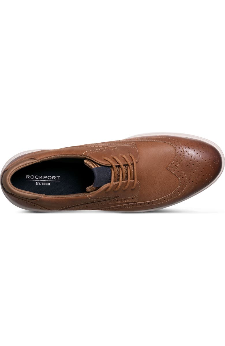 Rockport Noah Wingtip Derby, Alternate, color, Light Natural
