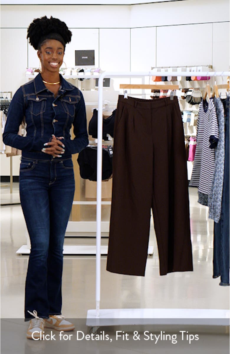 Pleated Wide Leg Pants, sales video thumbnail