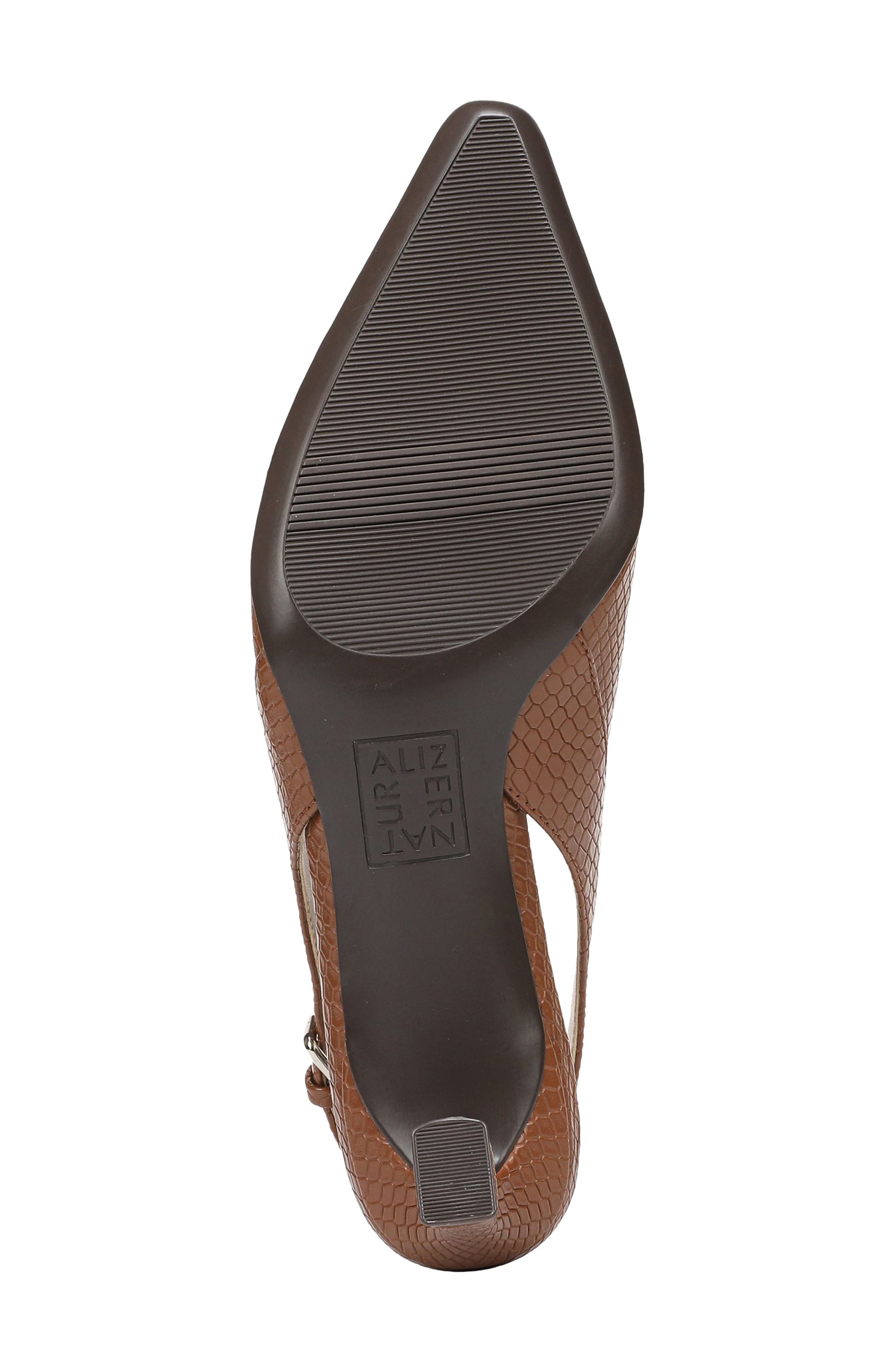 Tansy Slingback Pump, Alternate, color, WALNUT BROWN SNAKE PRINT