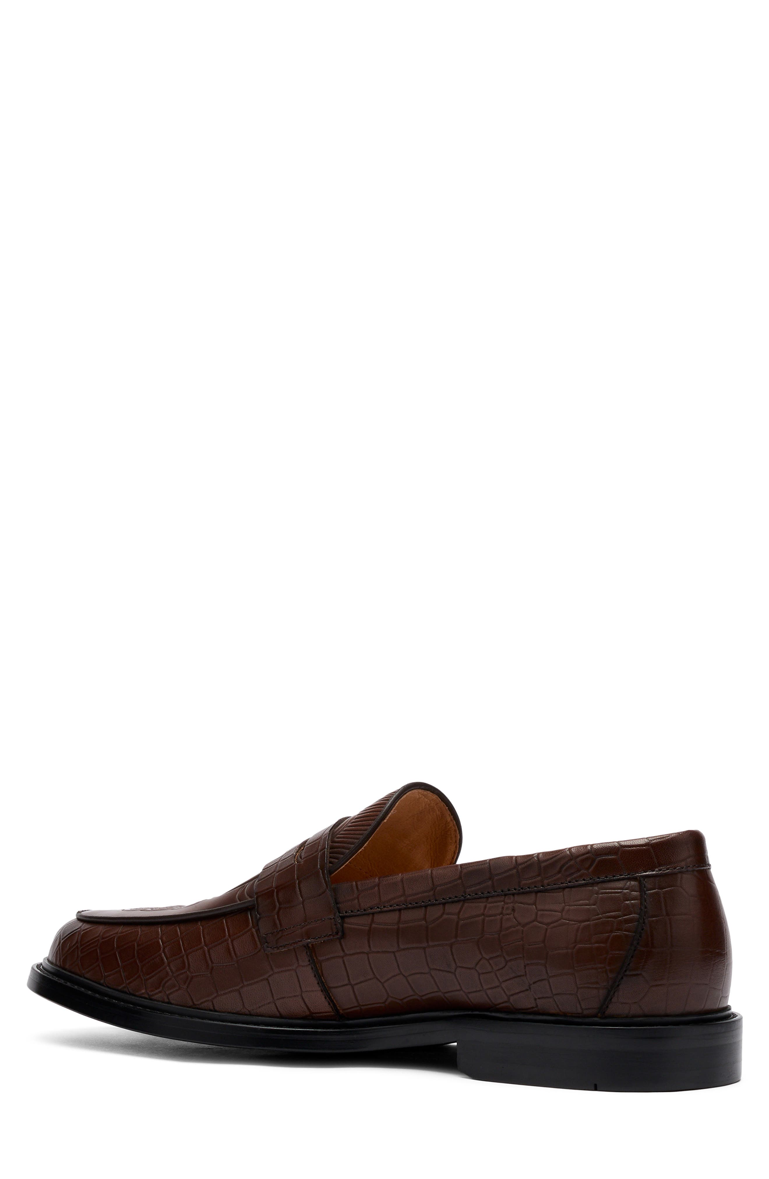 Calum Embossed Penny Loafer - image 4