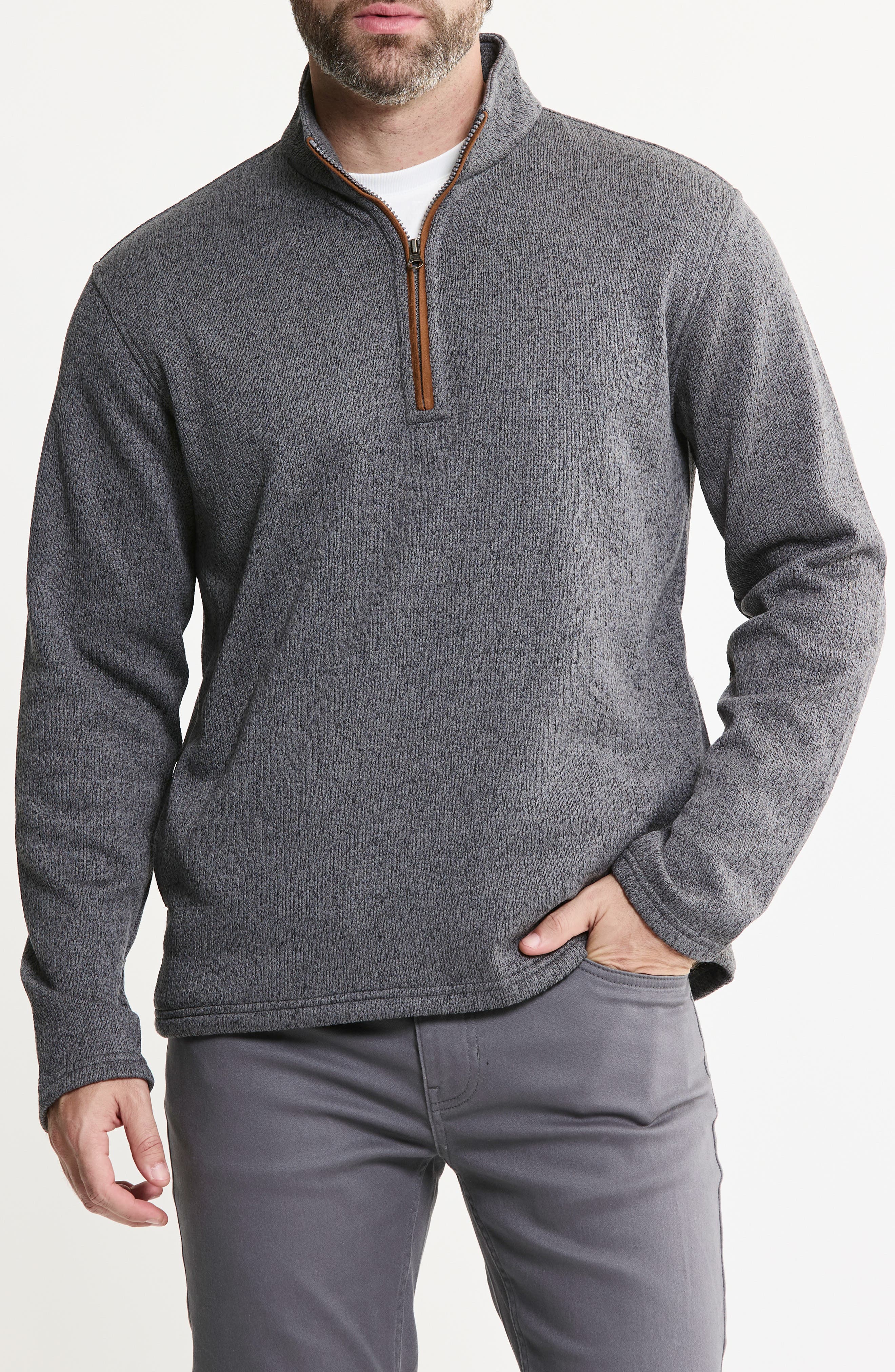 Stretch Fleece Quarter Zip Sweater