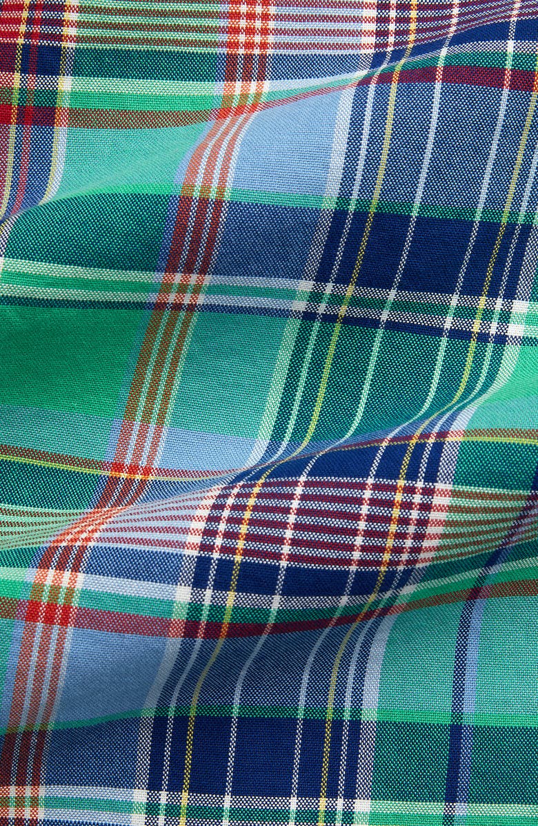 Polo Ralph Lauren Classic Fit Plaid Cotton Oxford Button-Up Shirt Classic Fit Plaid Oxford Workshirt, Alternate, color, 