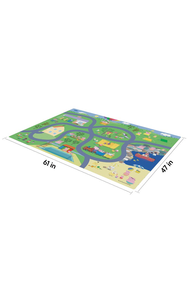 Imaginmat Jumbo Peppa Pig Floor Playmat, Alternate, color, Multicolored