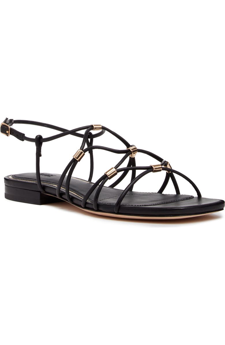 PAIGE Aurora Ankle Strap Sandal, Main, color, Black