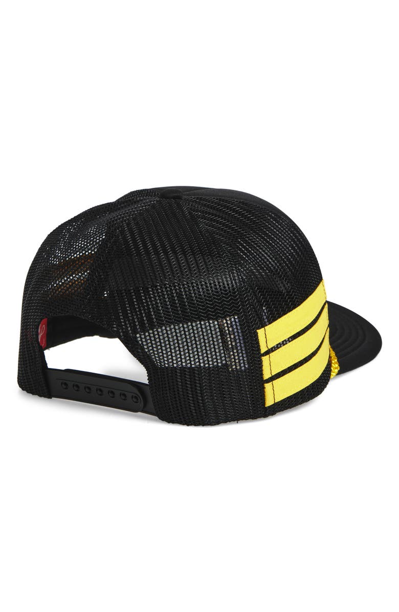 American Needle Miller Draft Talladega Adjustable Trucker Hat, Alternate, color, Black