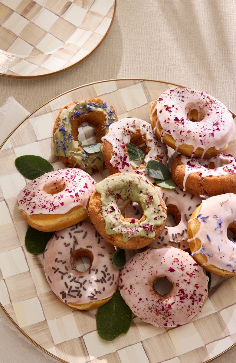 MACKENZIE CHILDS Mocha Check Serving Platter, Alternate, color, Mocha