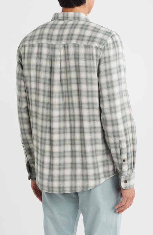 14th & Union Duofold Flannel Button-up Shirt In Gold
