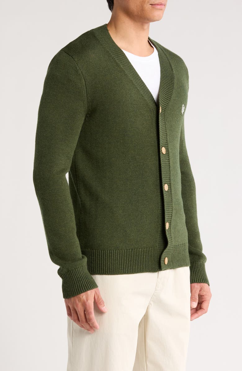 Quiet Golf Monogram Cardigan, Alternate, color, 