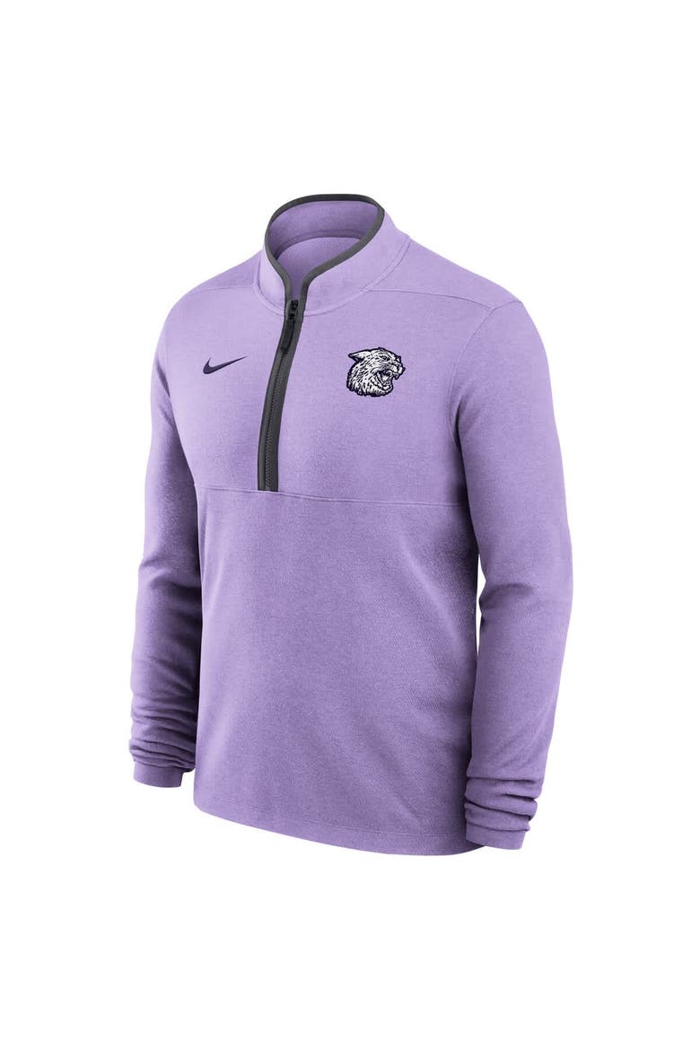 Men's Nike Lavender Kansas State Wildcats Victory Dri-FIT Half-Zip Pullover, Alternate, color, Lavender