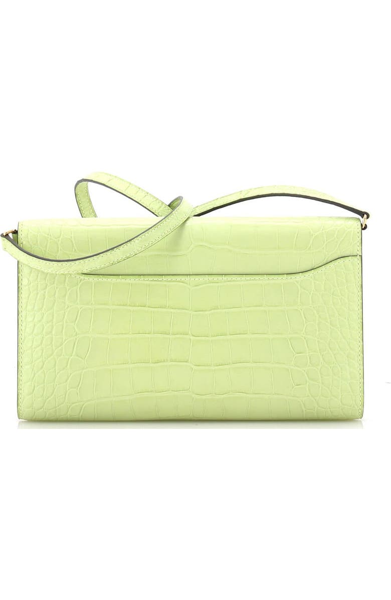 Pre-Owned Hermes Constance To Go Wallet Alligator, Alternate, color,
