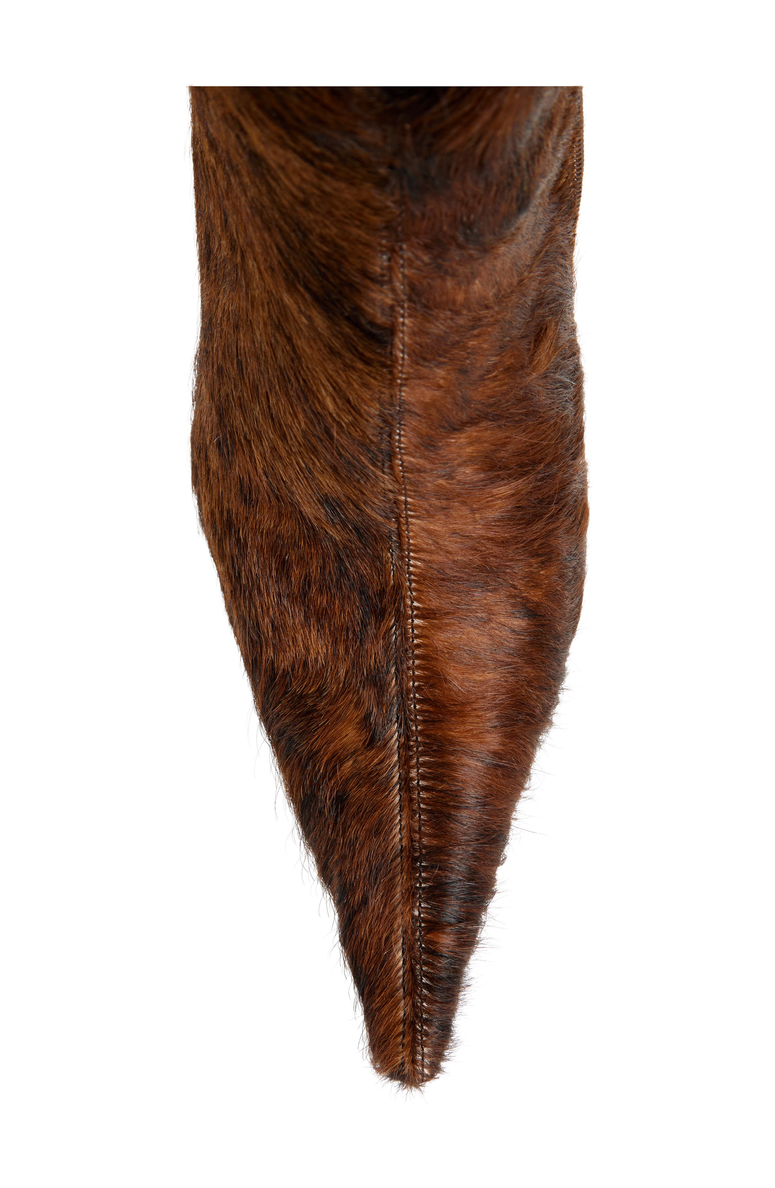 Jeffrey Campbell Proposal Pointed Toe Boot, Alternate, color, Black Brown Longhair