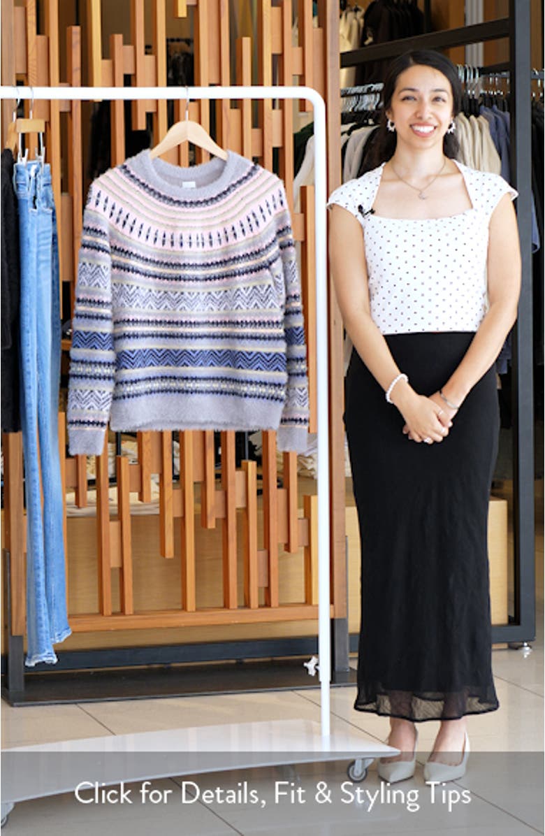 Cozy Fair Isle Sweater, sales video thumbnail