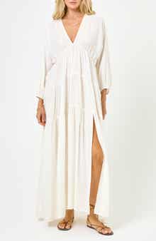 LSPACE Eterna Tiered Cover-Up Maxi Dress