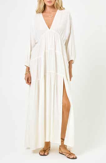 LSPACE Eterna Tiered Cover-Up Maxi Dress