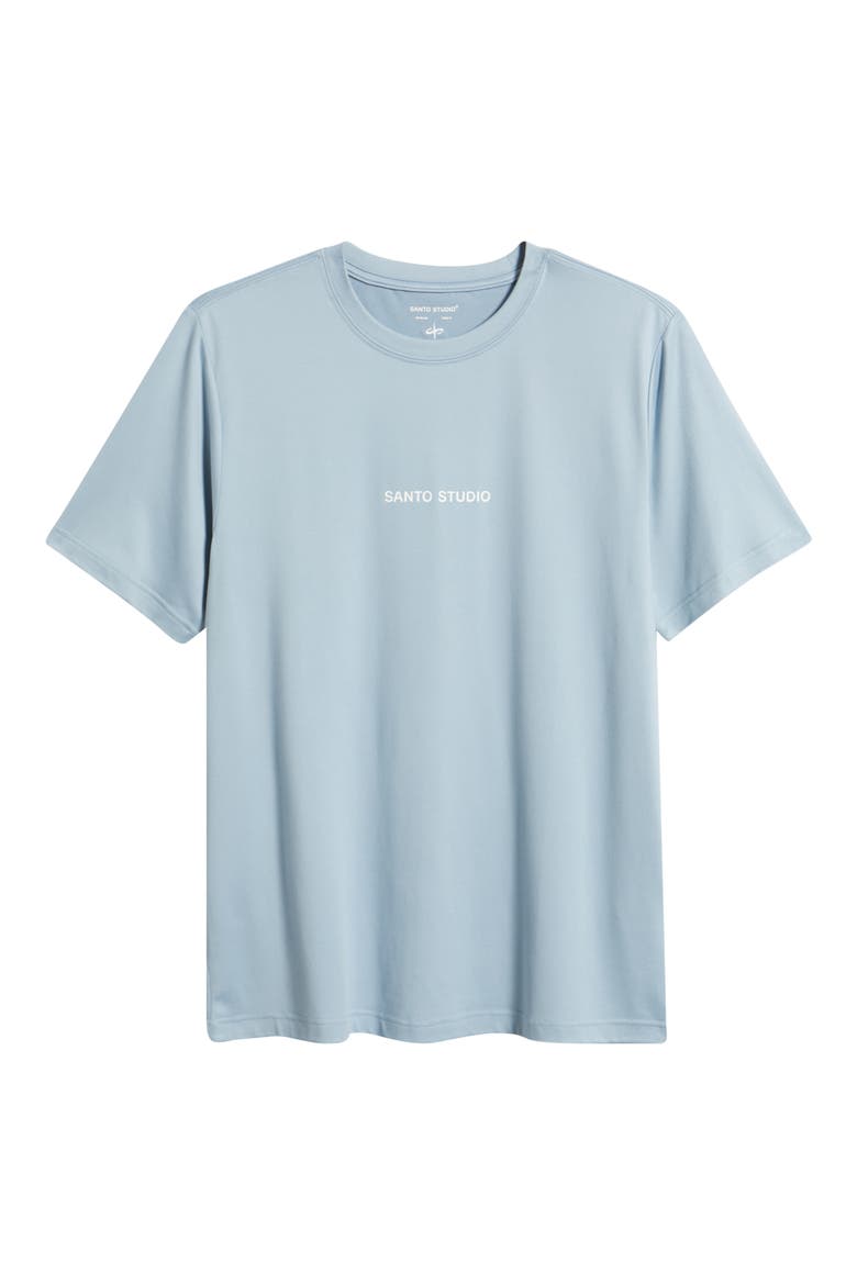 Tempo Haze Tech Logo Graphic T-Shirt, Alternate, color, BABY BLUE