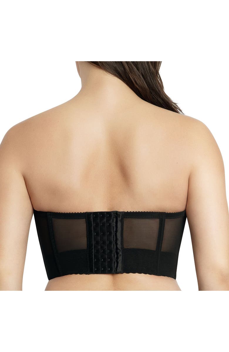 Parfait Shea Longline Strapless Bra, Alternate, color, Black