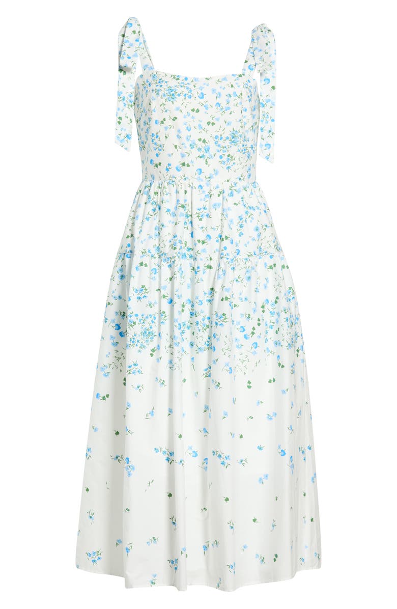 SUGARLIPS Floral Cotton Maxi Sundress, Main, color, 