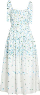 SUGARLIPS Floral Cotton Maxi Sundress