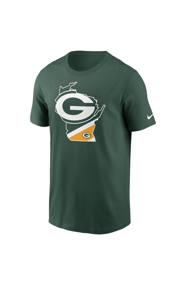 Nike Men's Nike Green Green Bay Packers Hometown Collection Wisconsin T-Shirt, Alternate, color,
