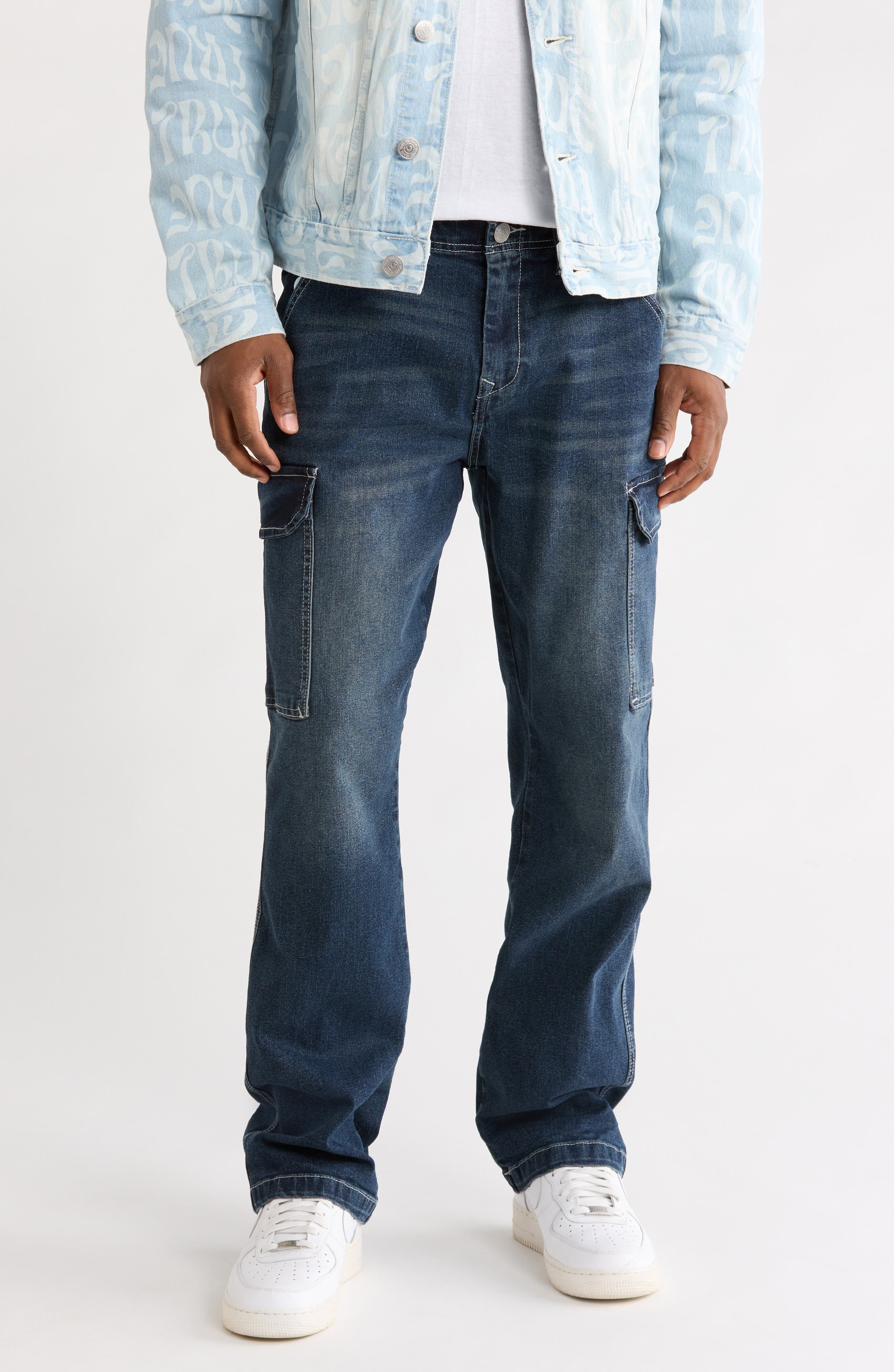 Cargo Pocket Skinny Jeans