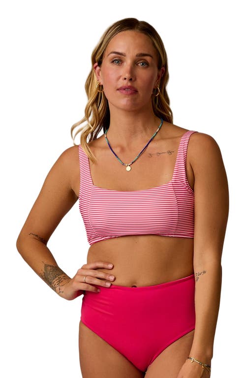Carve Designs Penelope Top DD Cup in Melon Stripe at Nordstrom, Size 32