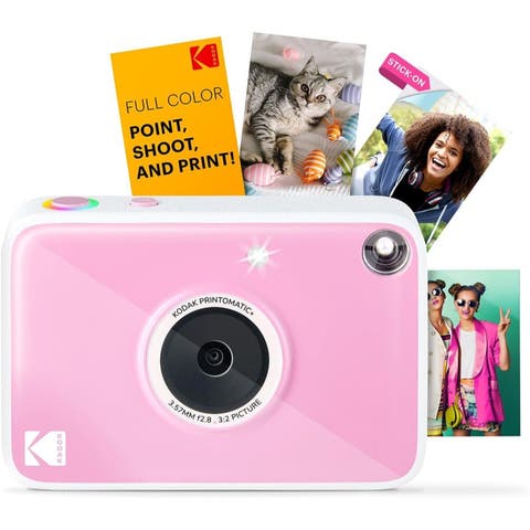 Printomatic+ Instant Camera 10MP, RGB LED, Prints Zink 2x3 Photos
