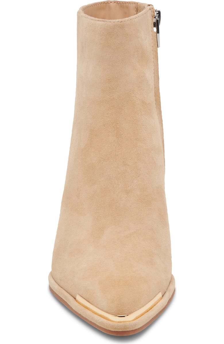 Dolce Vita Nonah Pointed Toe Bootie, Alternate, color, Tan Suede