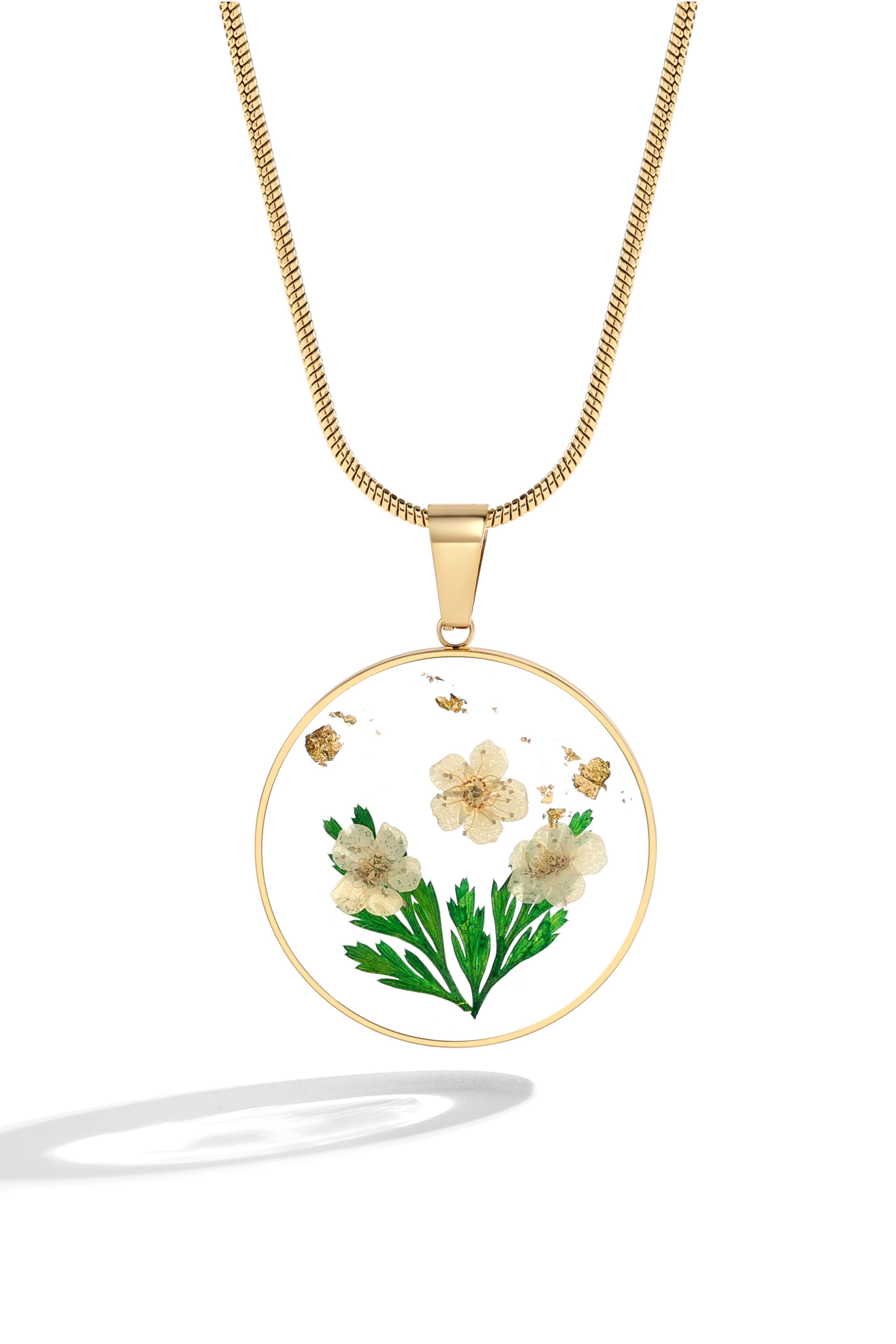 Gold-Tone / January Carnation